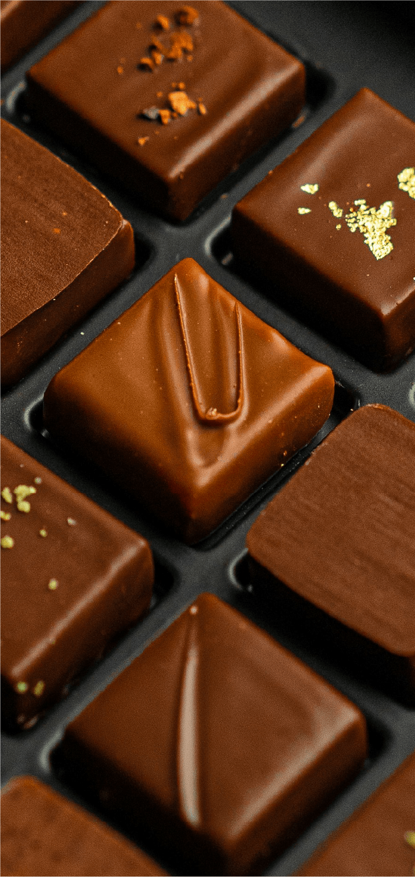 footer photo of specialty truffles made with ethically sourced cocoa from Huruma Cocoa beans